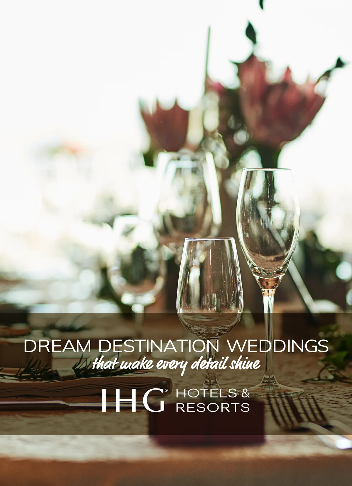 IHG dream destination weddings graphic